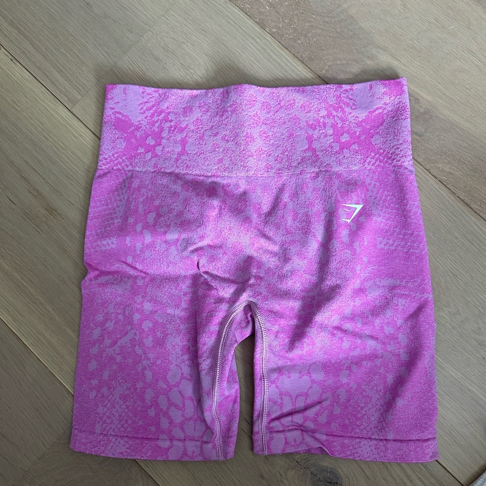 Gymshark Whitney Simmons pink workout shorts